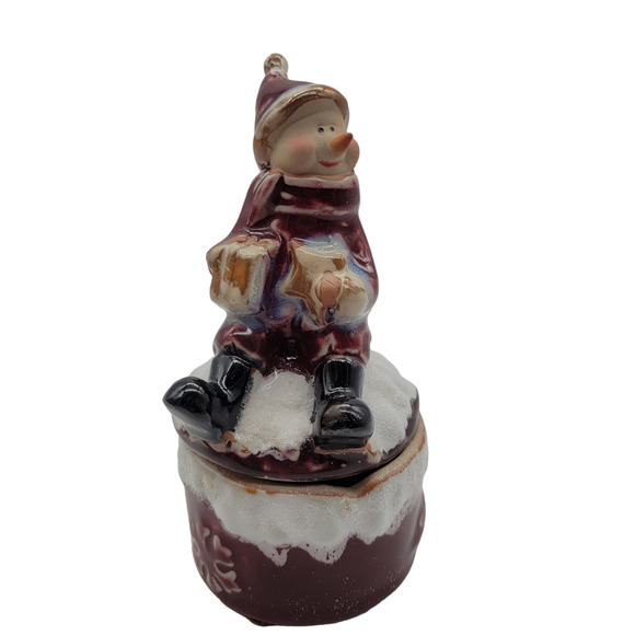 Kirklands‎ Potters Garden Snowman Candlebox - Picture 14 of 14